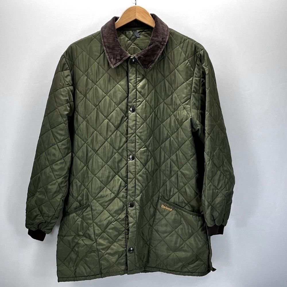 BARBOUR Mens Heritage Liddesdale Quilted Mens Jacket M-L Casual Made in England